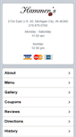 Mobile Screenshot of hammersrestaurant.com